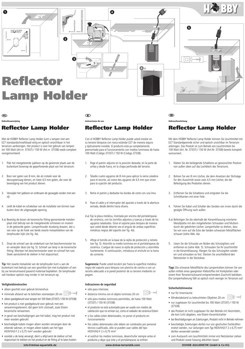 Hobby Reflector Lamp Holder Using instruction
