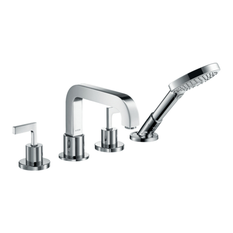 Hans Grohe AXOR Citterio 39454000 manual