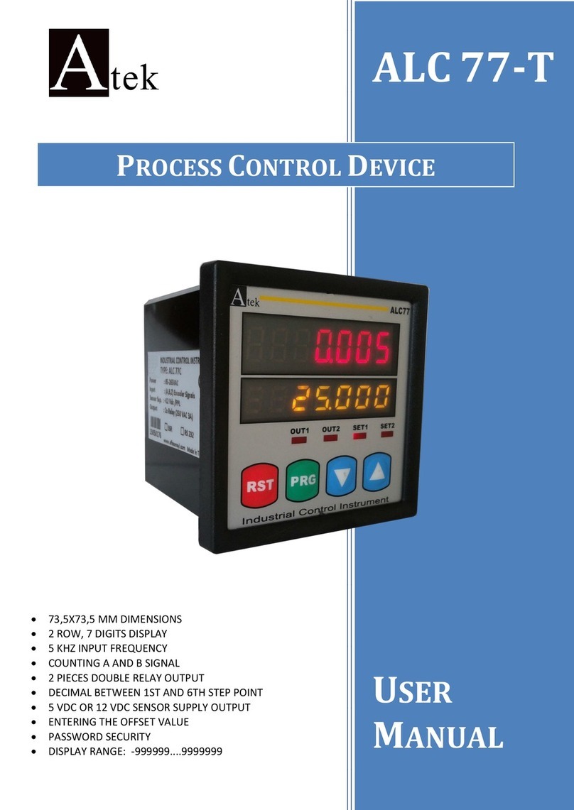 Atek ALC 77-T user manual