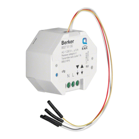 Berker 8527 51 00 Operation instructions