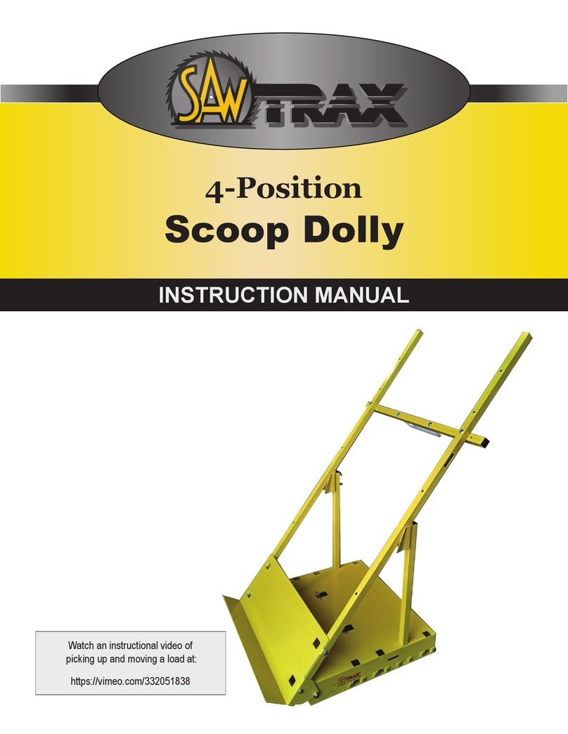 SAW TRAX Scoop Dolly instruction manual