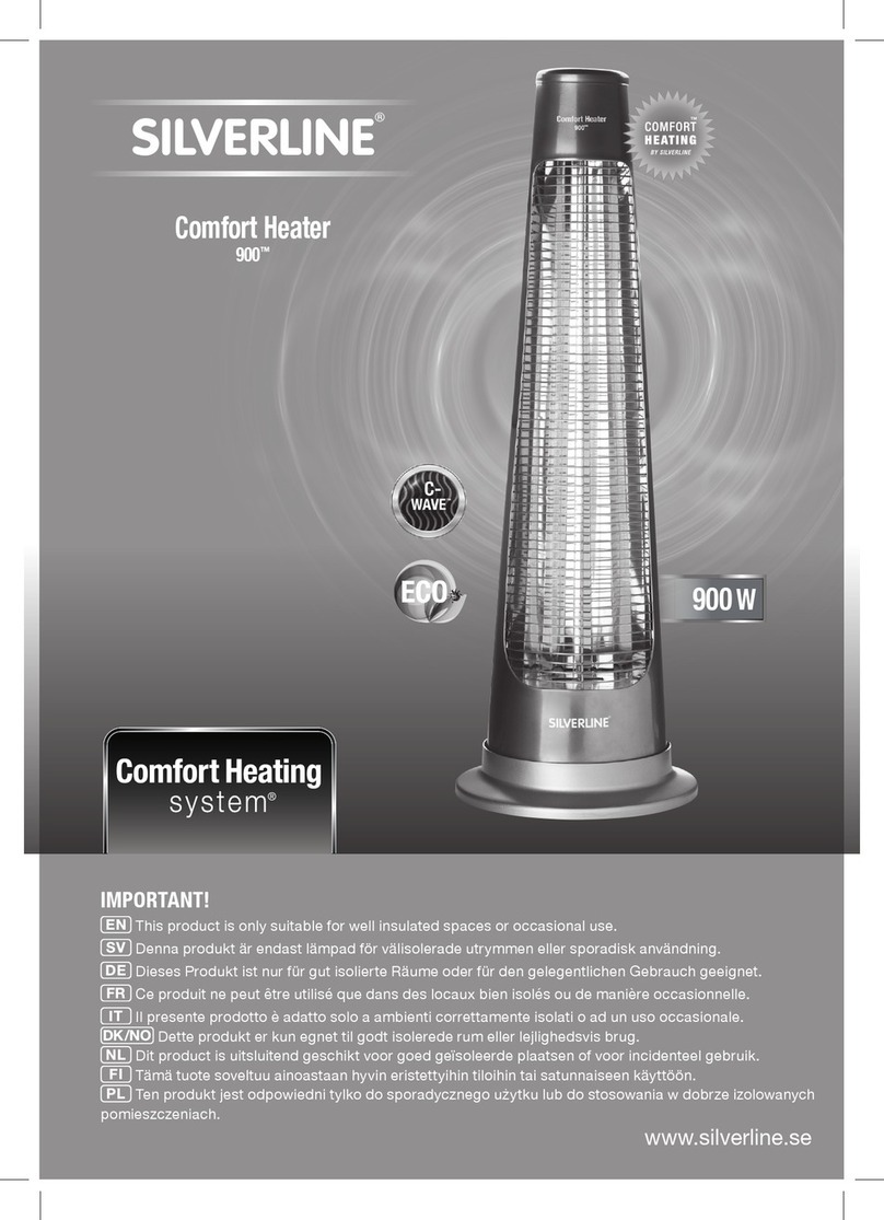 Silverline Comfort Heater 900 manual