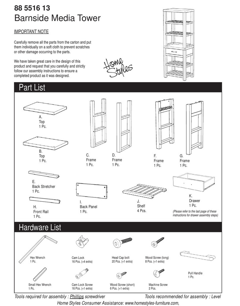 Home Styles Barnside 88 5516 13 manual
