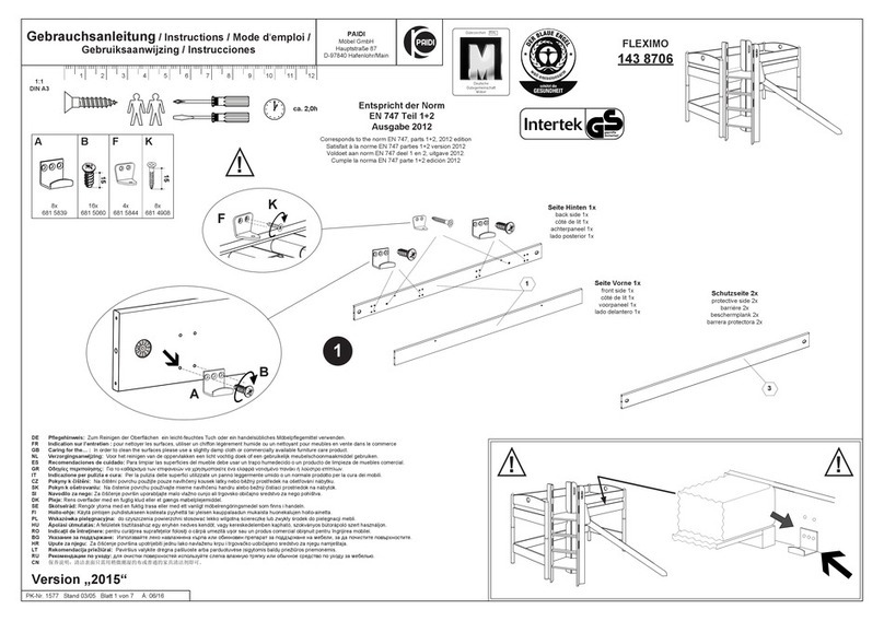 PAIDI FLEXIMO 143 8706 instructions