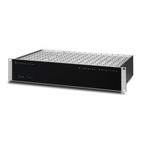 Wheatstone Evolution Series Technical manual