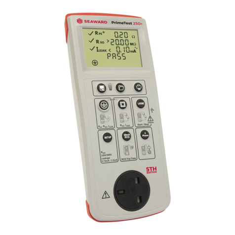 Seaward PrimeTest 250+ User manual Seaward PrimeTest 250+ User manual