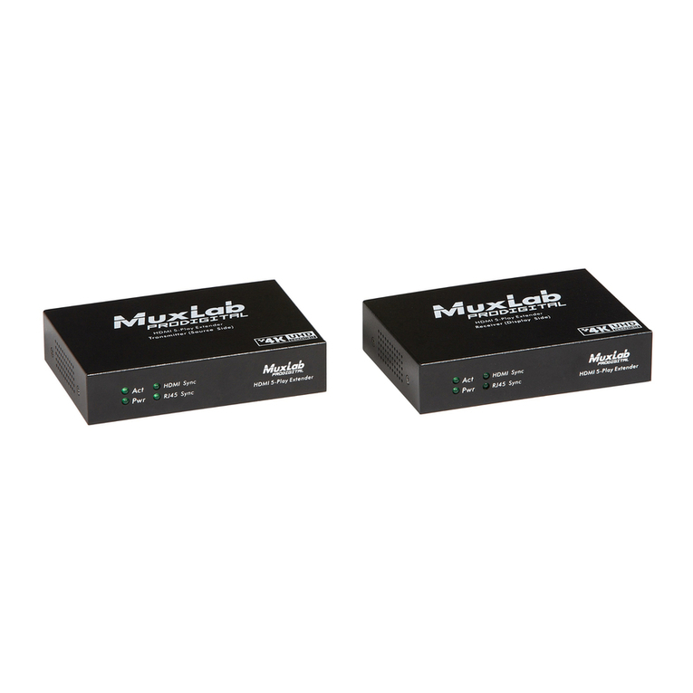 MuxLab 500456 Quick installation guide