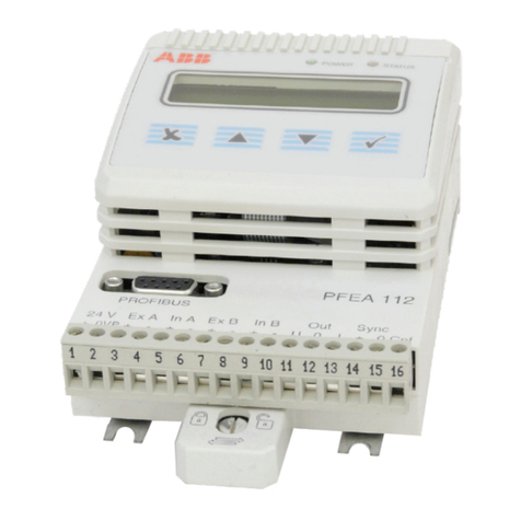 ABB PFEA 111 User manual