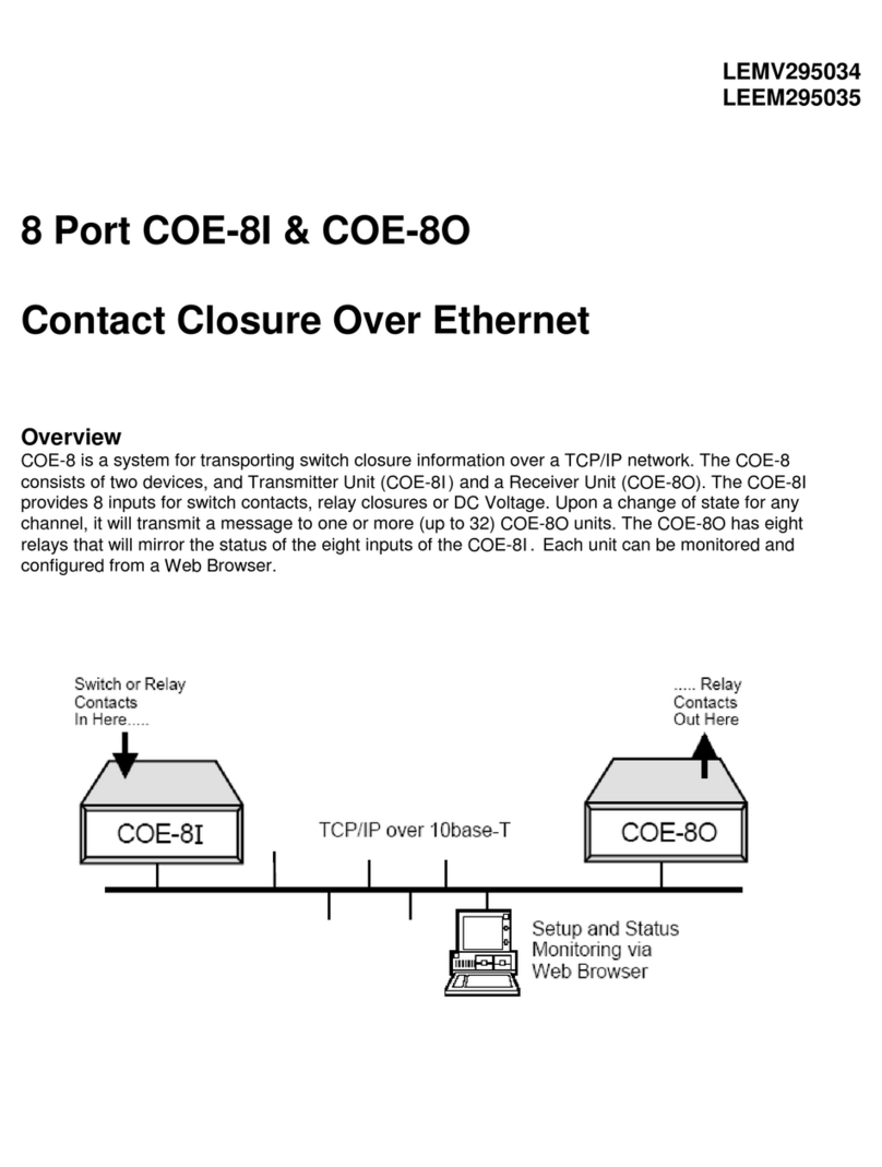 Black Box COE-8I manual