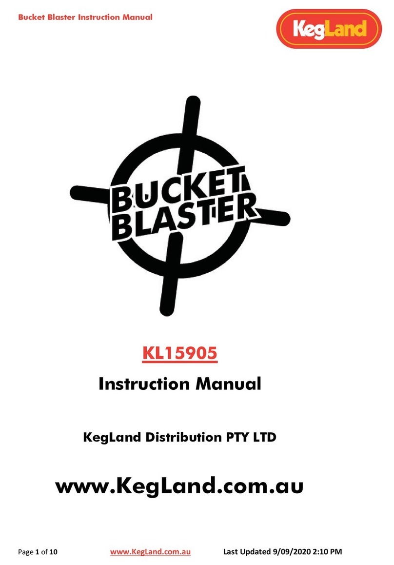 KegLand BucketBlaster KL15905 instruction manual
