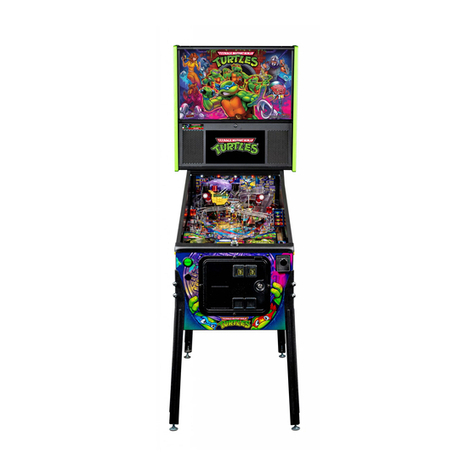 Stern Pinball TEENAGE MUTANT NINJA TURTLES Service and operation manual