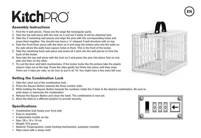 KitchPRO 16621 manual