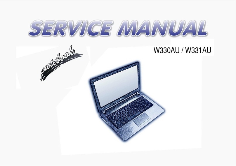 Clevo W330AU User manual