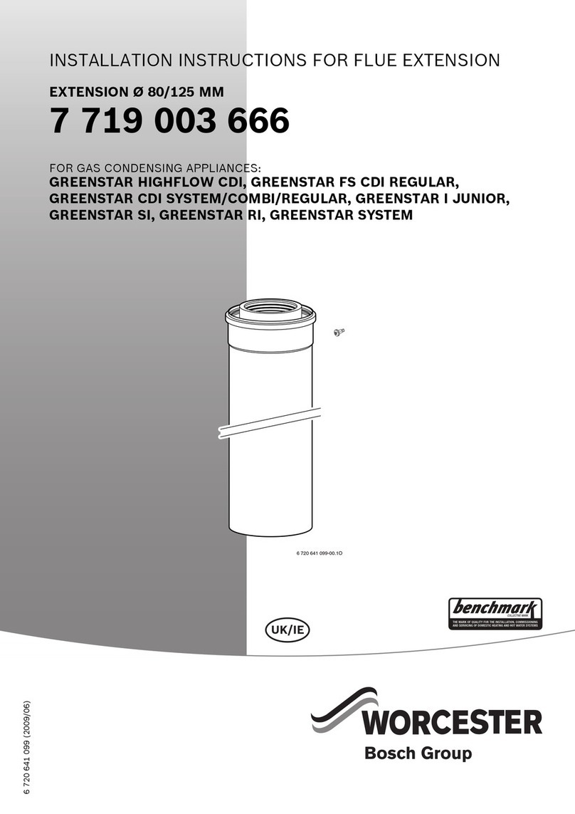 Bosch Worcester installation instructions