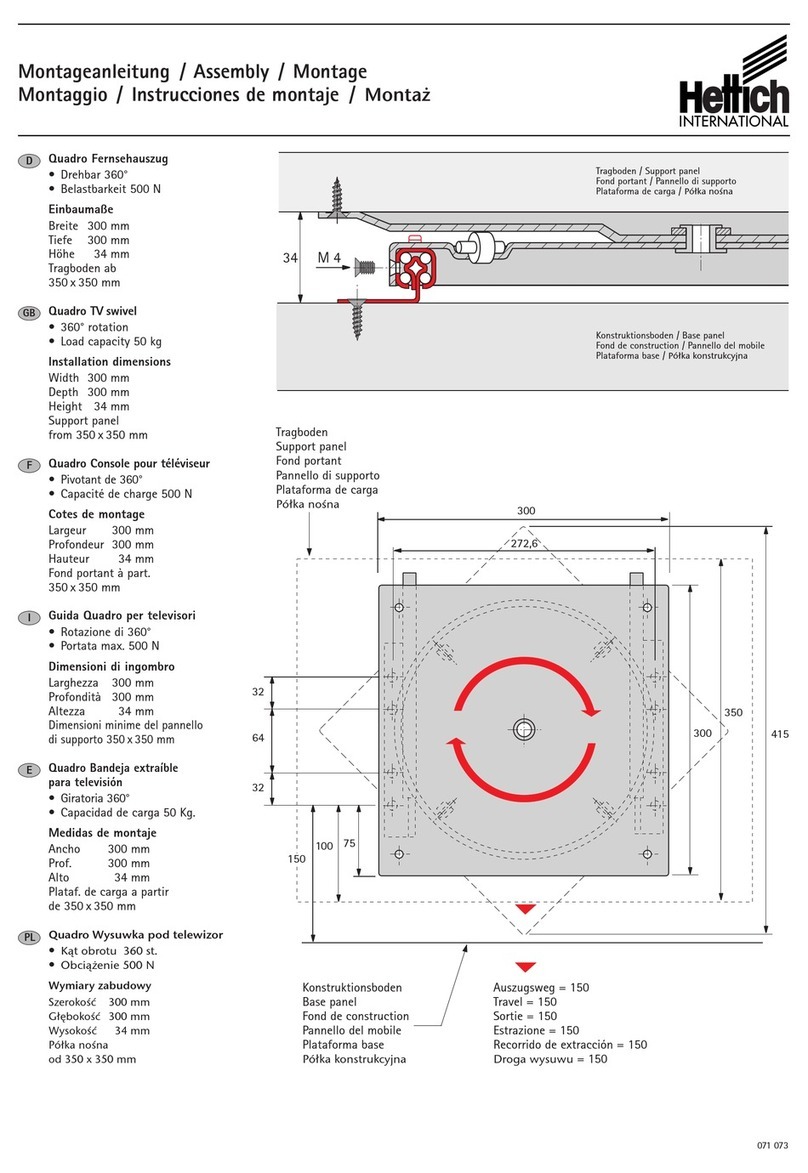 Hettich Quadro Assembly