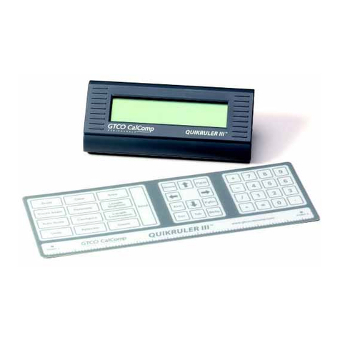 GTCO CalComp QuikRuler III user guide