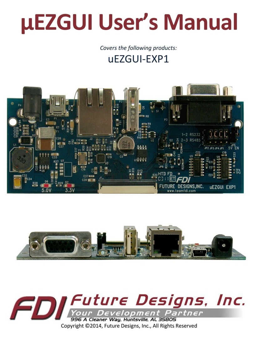 FDI uEZGUI-EXP1 user manual