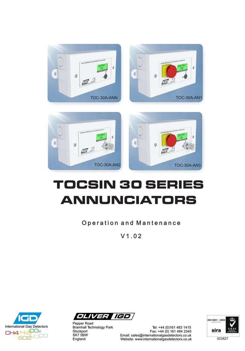 IGD TOCSIN 30 Series Installation guide