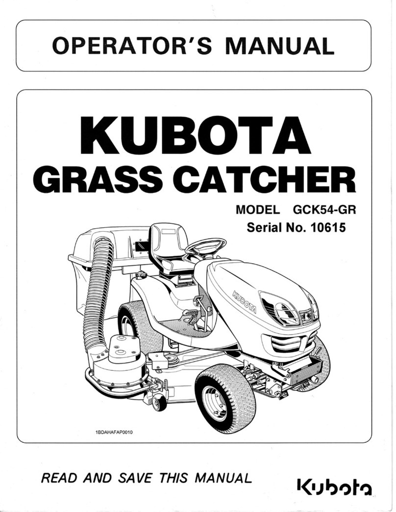 Kubota GCK54-GR Operator's manual