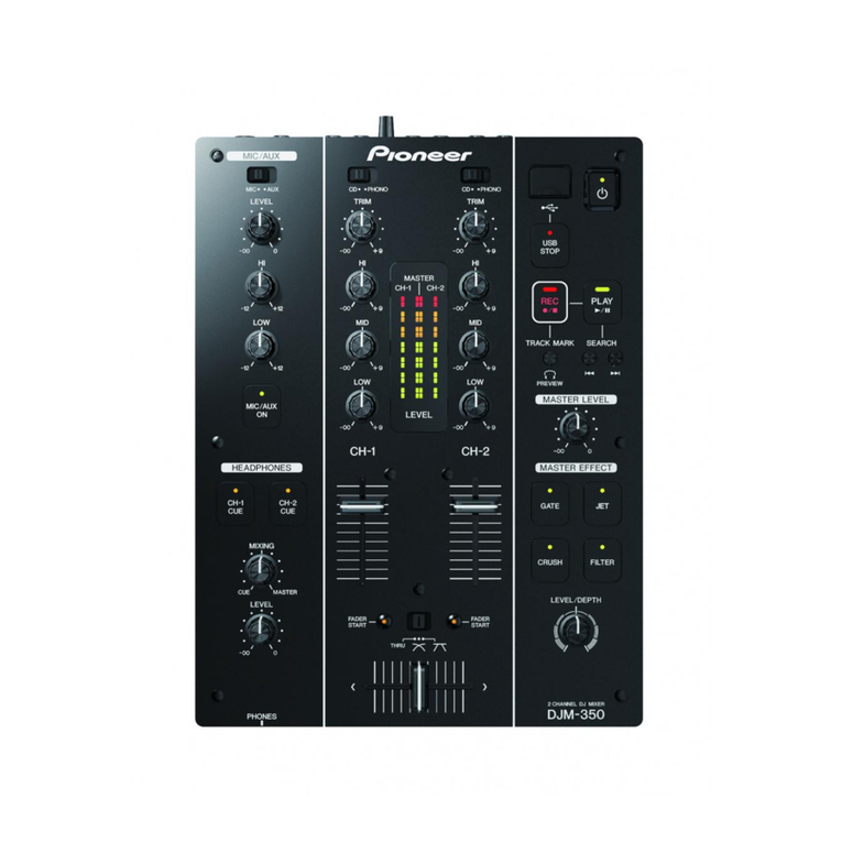 Pioneer DJM-350 User manual
