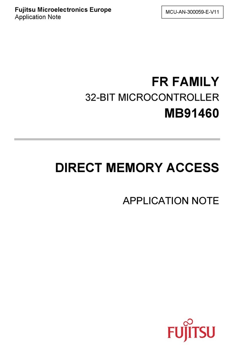 Fujitsu FR Series Application note