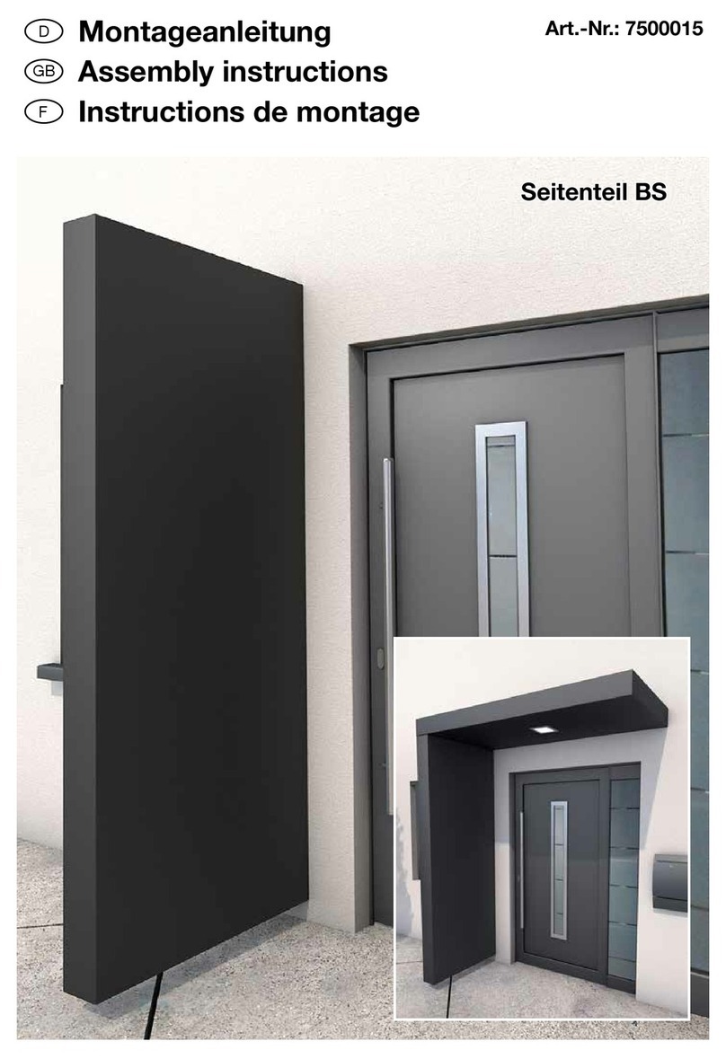 Gutta SCOBALIT Seitenteil BS Assembly instructions