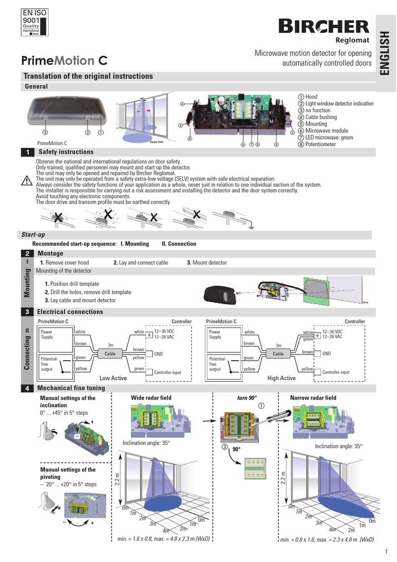 Bircher PrimeMotion C User manual