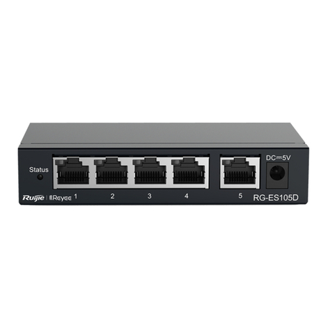 Ruijie RG-ES100 Series Installation and operating manual