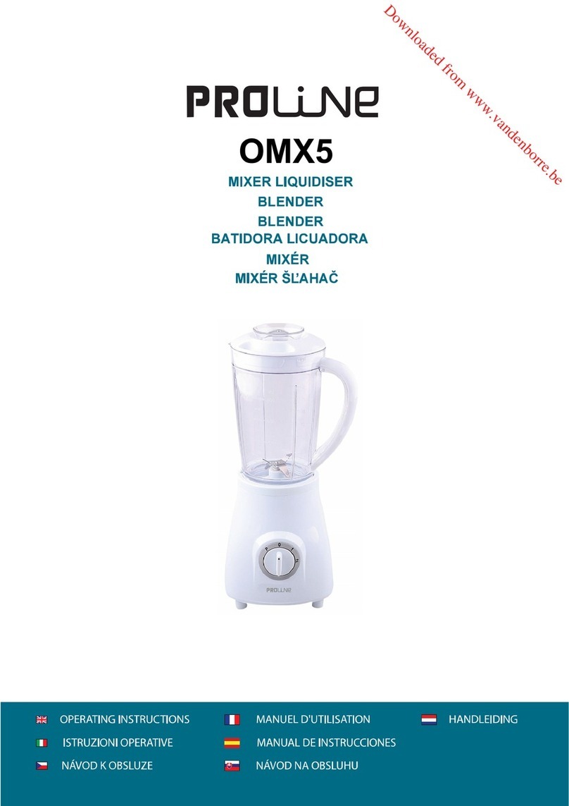 Proline OMX5 operating instructions