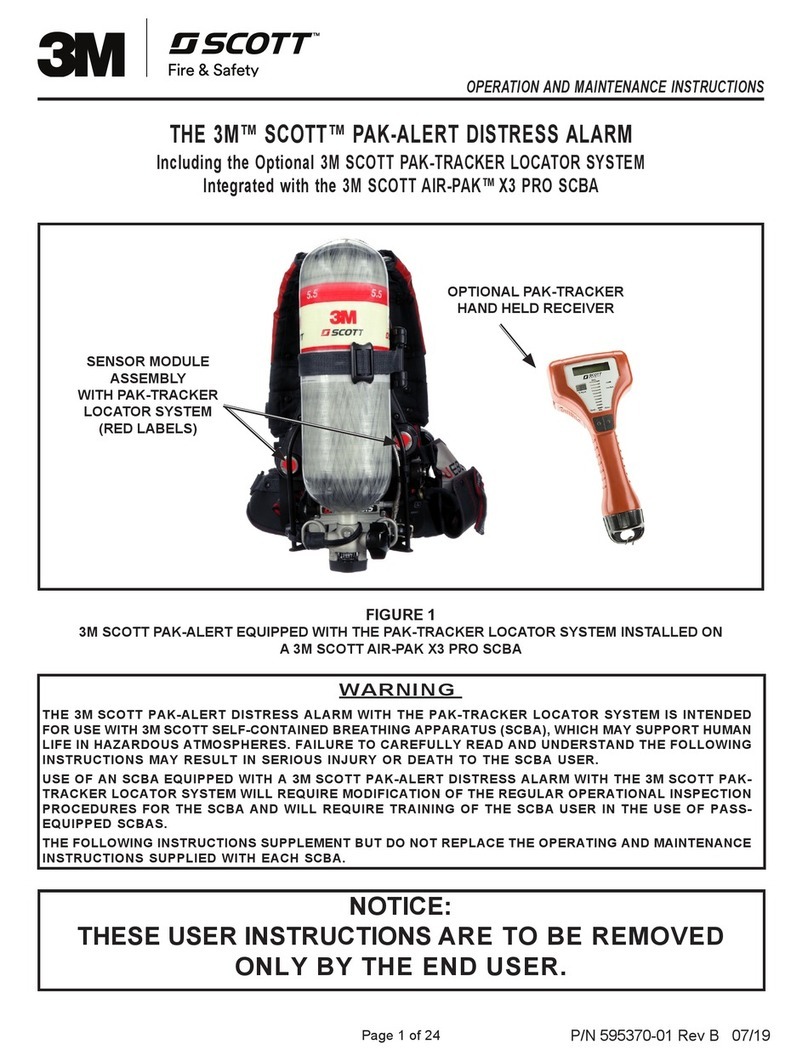 3M SCOTT PAK-ALERT Operation and maintenance instructions