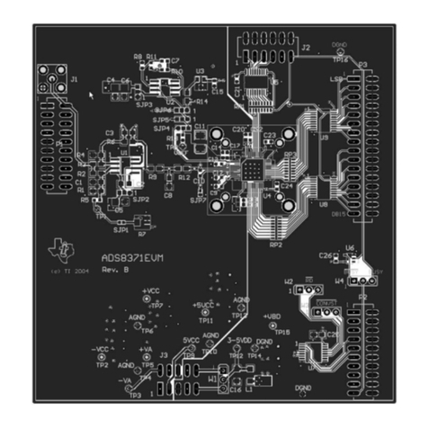 Texas Instruments ADS8371EVM User manual