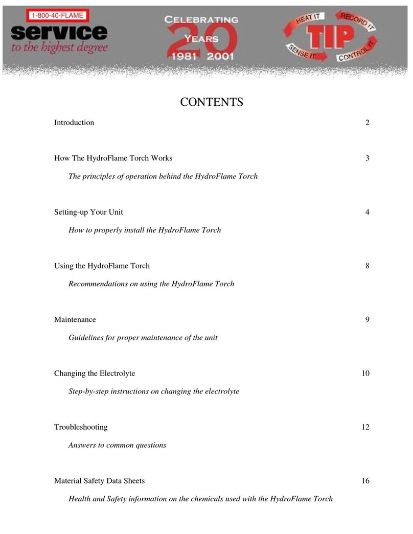 TIP HydroFlame Torch manual