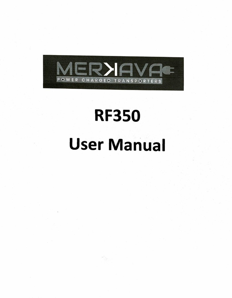 Merkava RF350 user manual
