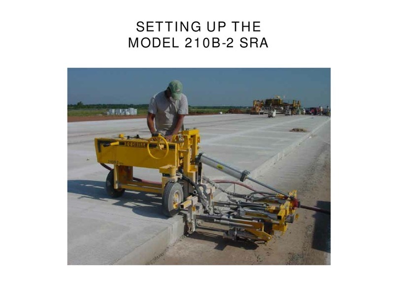 E-Z DRILL 210B-2 SRA Setting up
