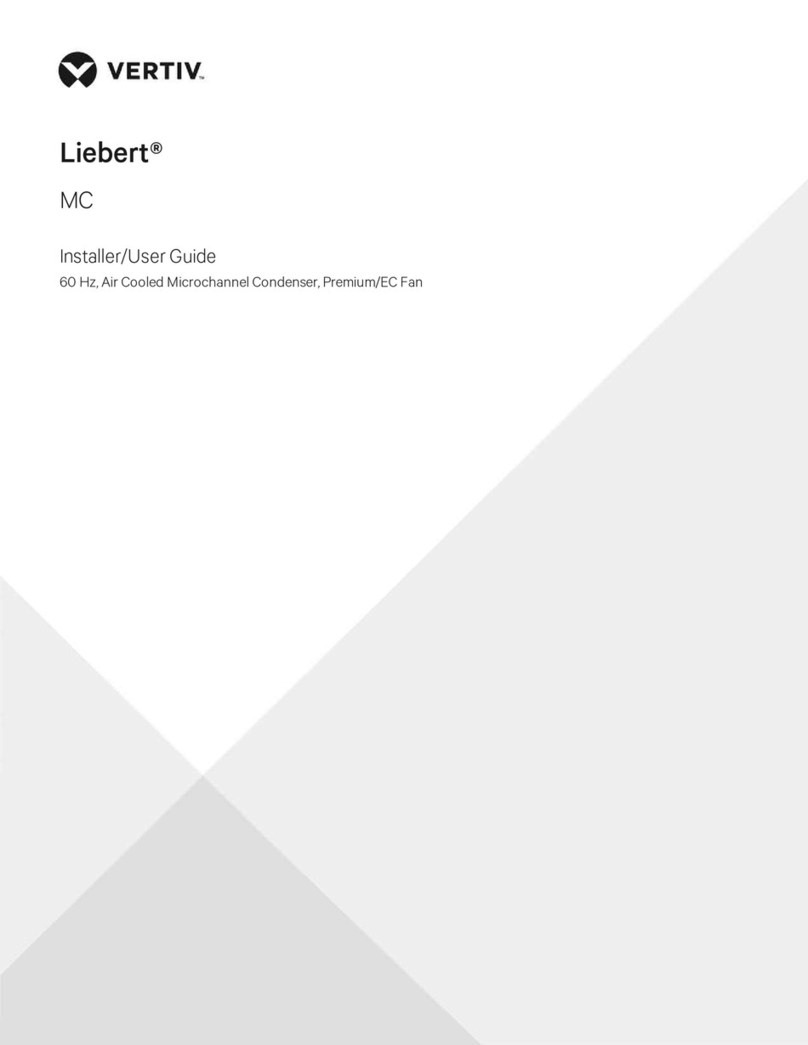 Vertiv Liebert MC series Installer/user guide