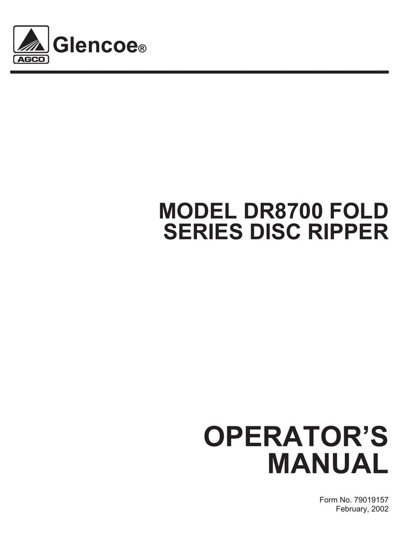 AGCO Glencoe DR8700 Operator's manual