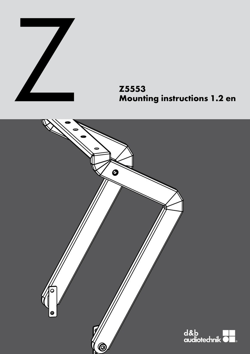 d & b audiotechnik Z Series User manual