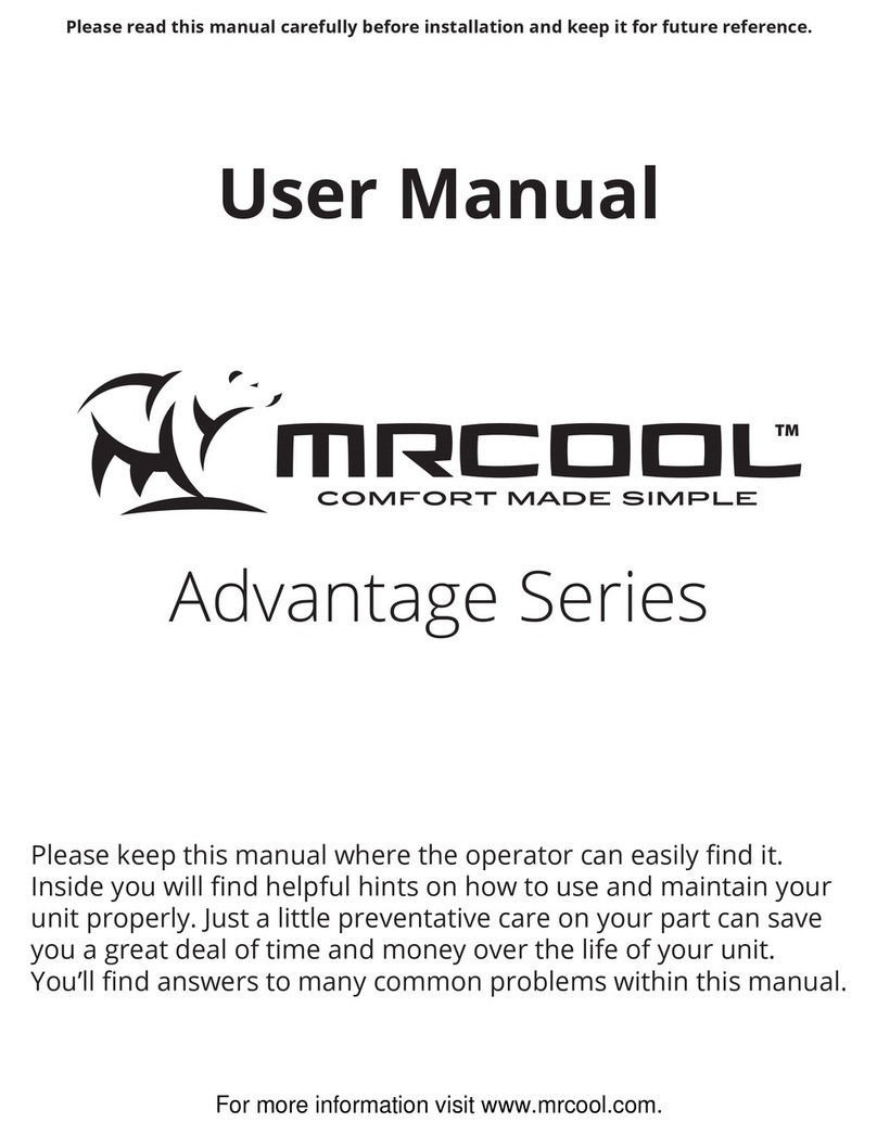 MrCool Advantage Series User manual