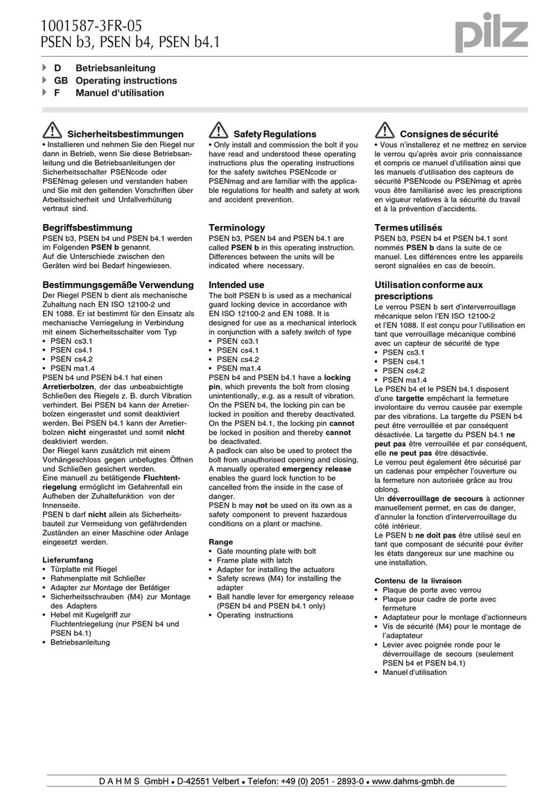 Pilz PSEN b3 User manual