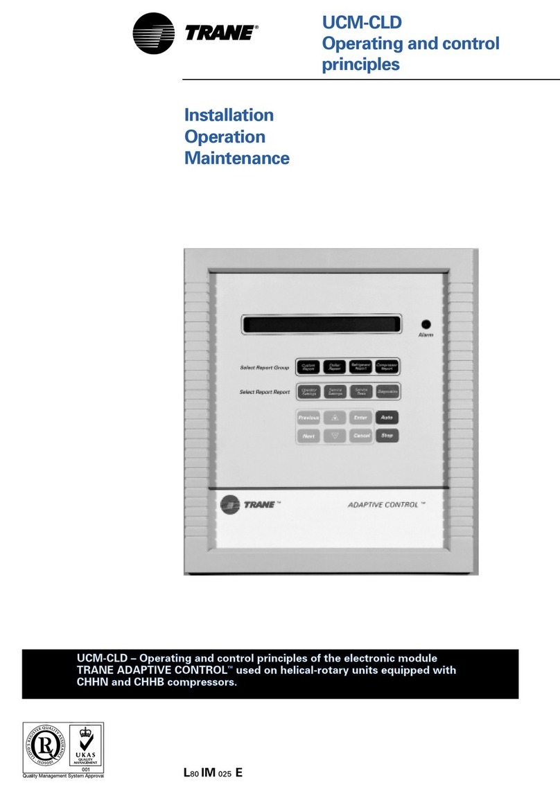 Trane ADAPTIVE CONTROL UCM-CLD Installation operation & maintenance
