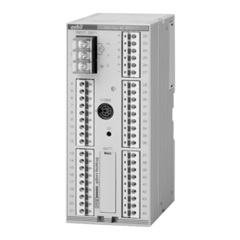 Azbil Infilex AC WY5117C1 Series User manual