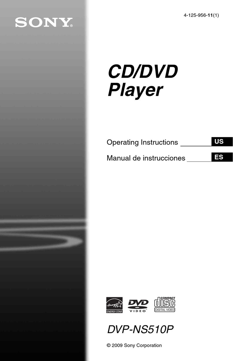 Sony DVP-NS510P User manual