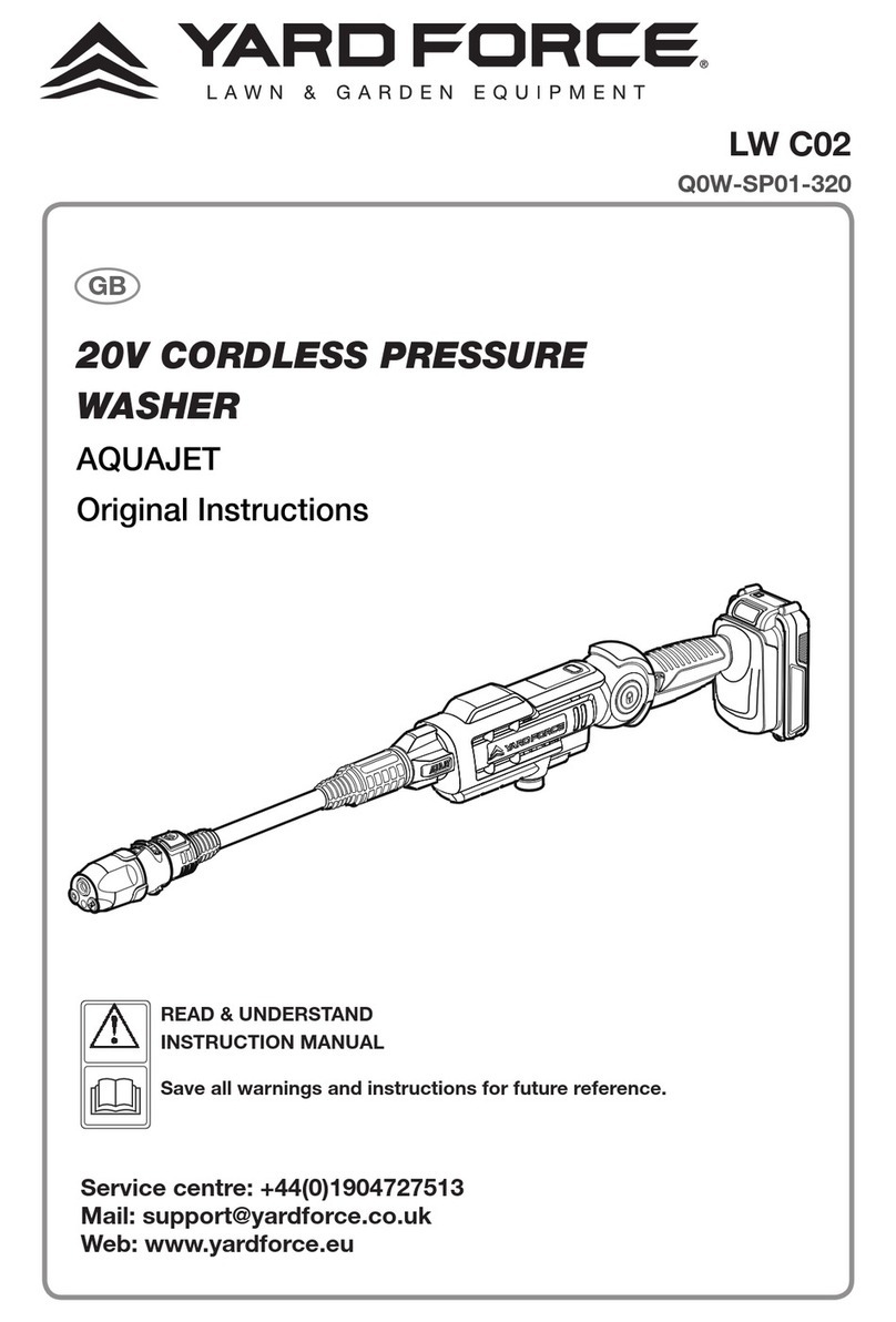 Yard force AQUAJET Original instructions