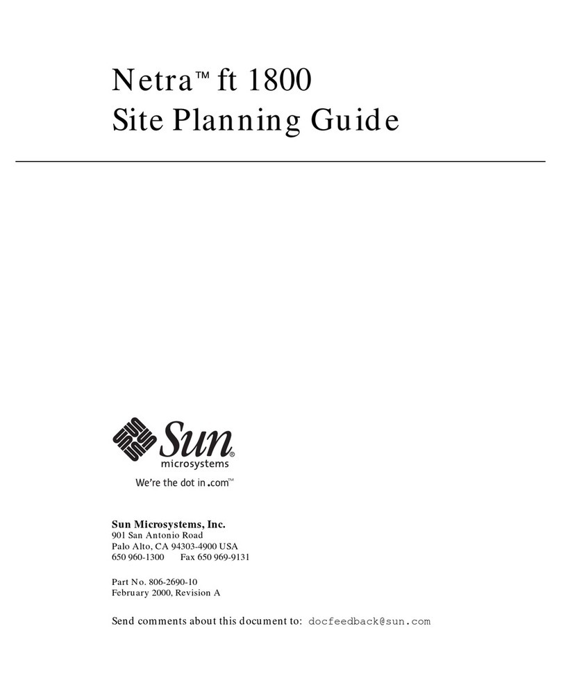 Oracle Sun Netra FT 1800 Site planning guide