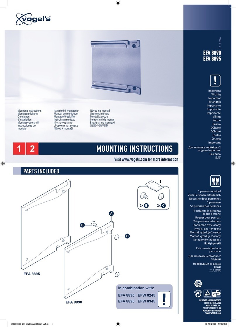 VOGELS EFA 8890 Mounting instructions