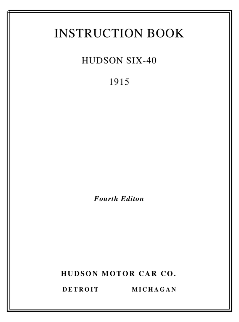 Hudson SIX-40 1915 Instruction book