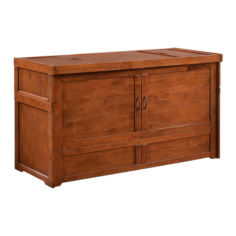 Night & Day Furniture Murphy Cube Cabinet Bed Assembly instructions Night & Day Furniture Murphy Cube Cabinet Bed Assembly instructions