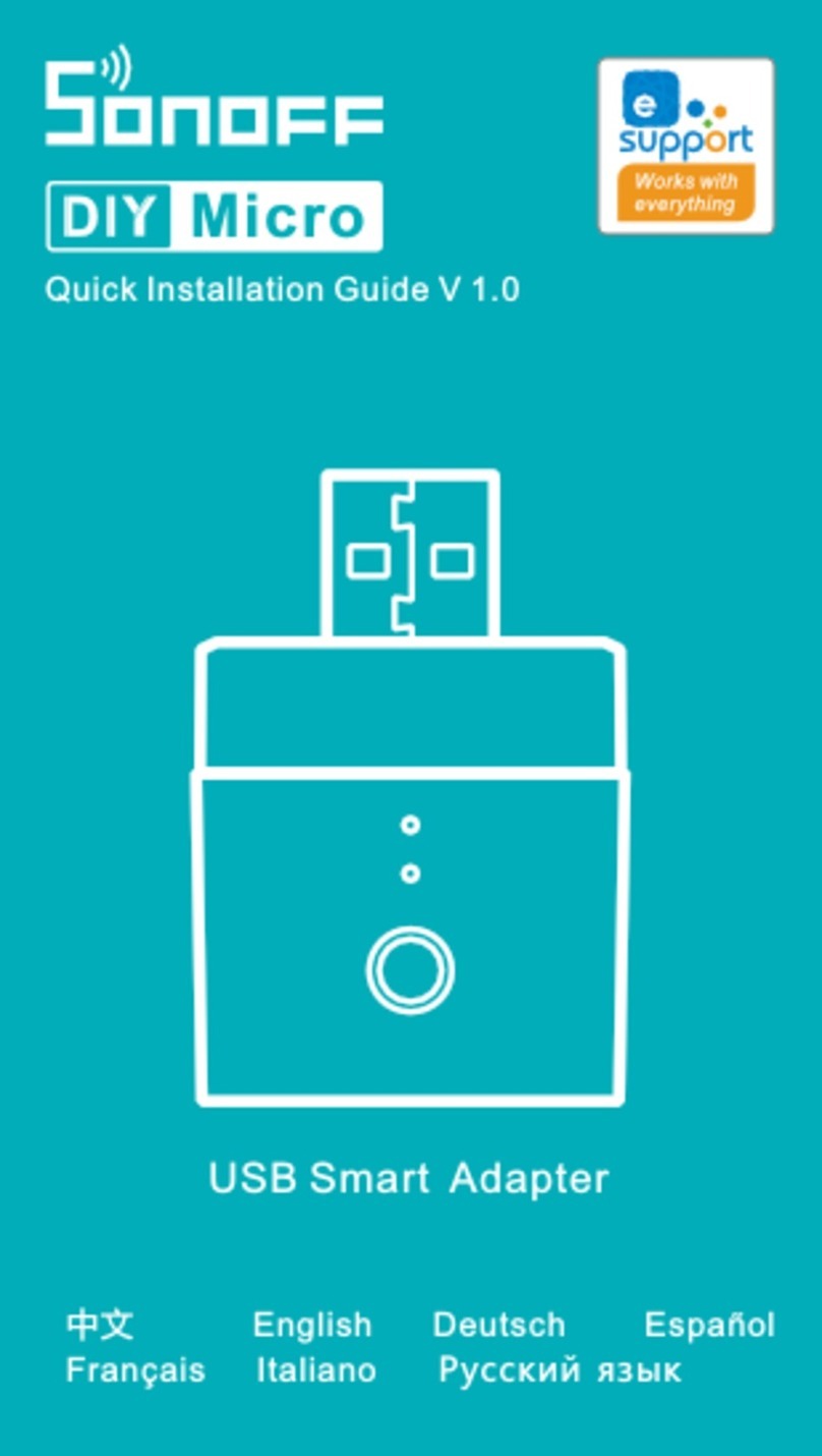 Sonoff Micro Quick installation guide Sonoff Micro Quick installation guide