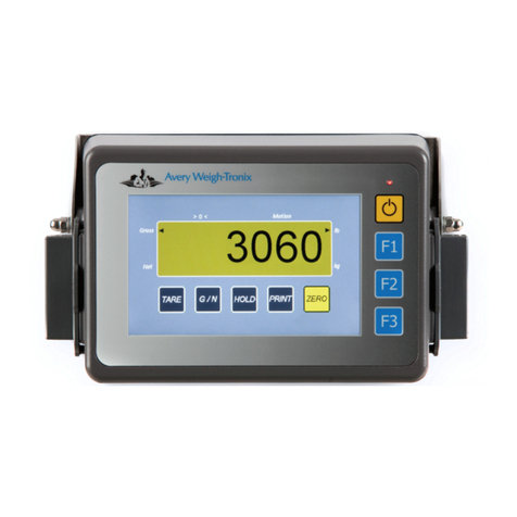 Avery Weigh-Tronix M3060 User manual