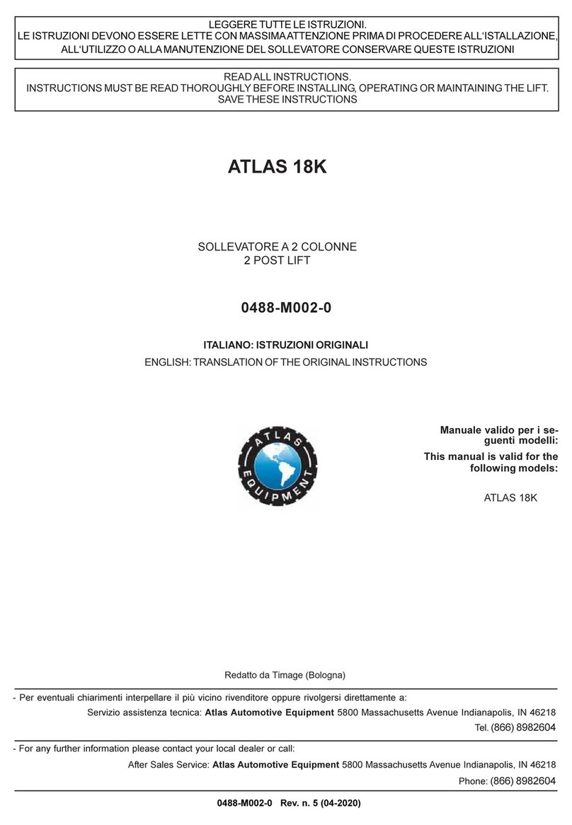 Atlas Equipment 18K Translation of the original instructions